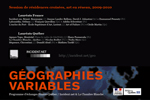 Géographies variables, session 1