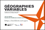 Géographies variables, session 1